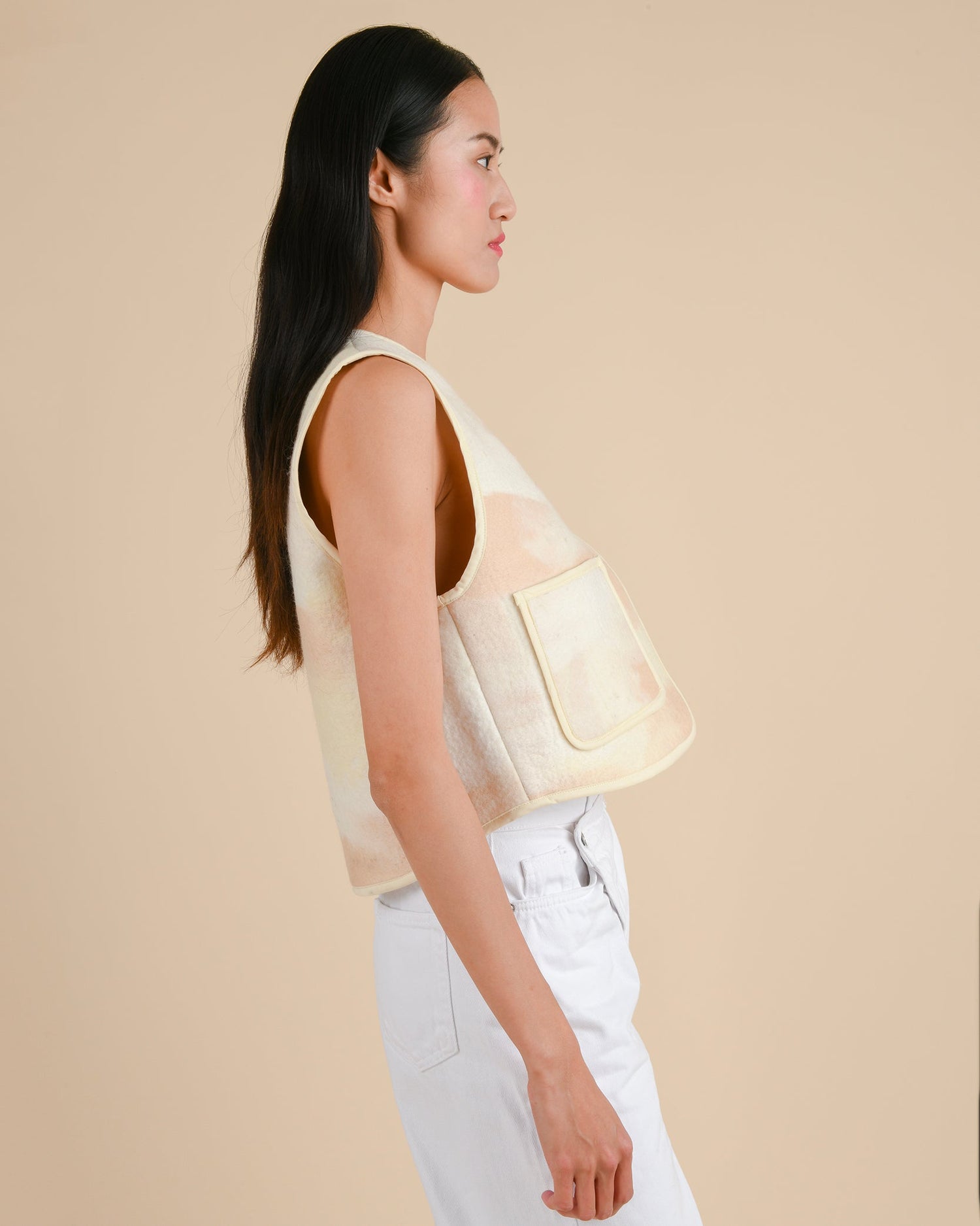 Jessi felted gilet - Women