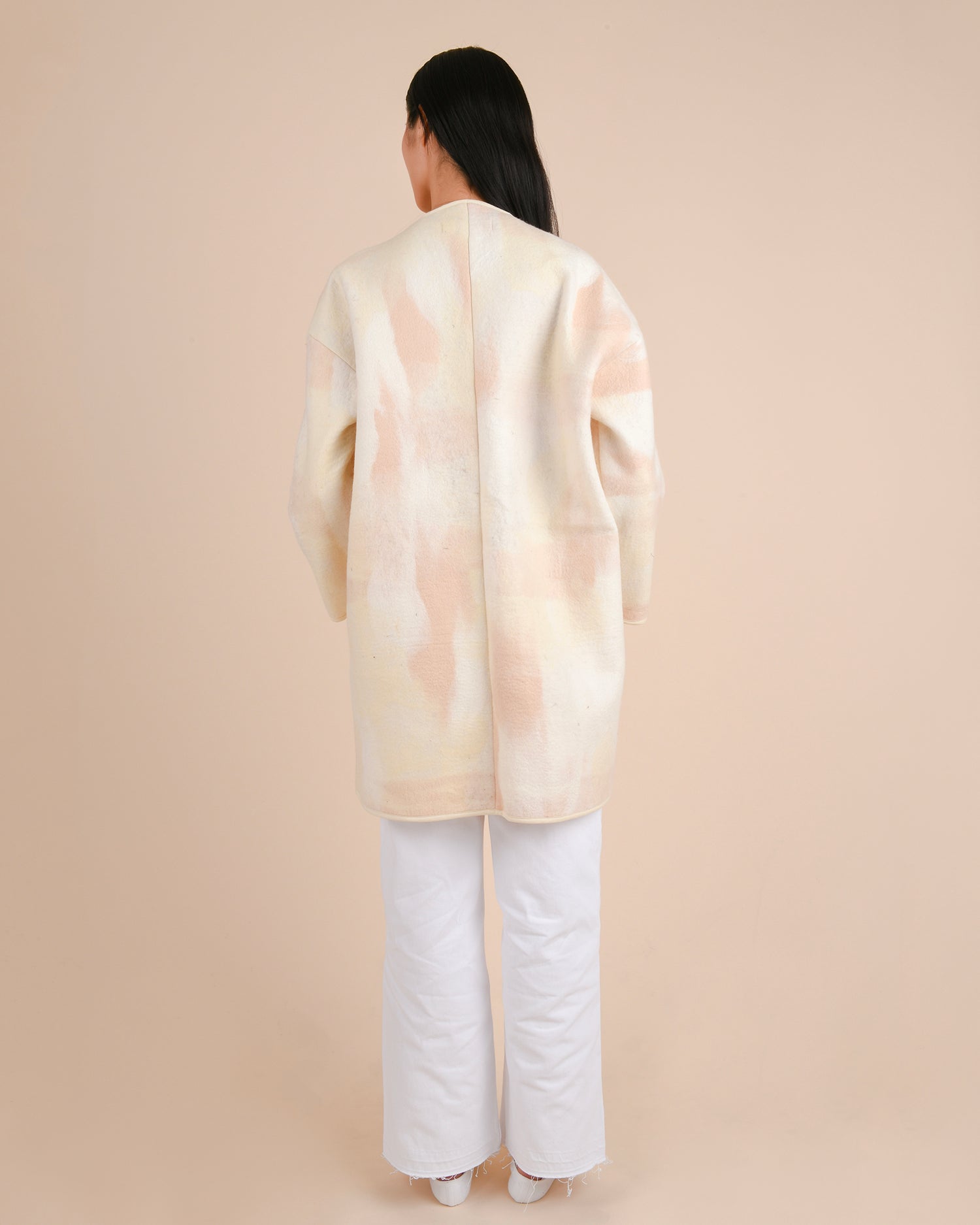 Blanket coat - Felted