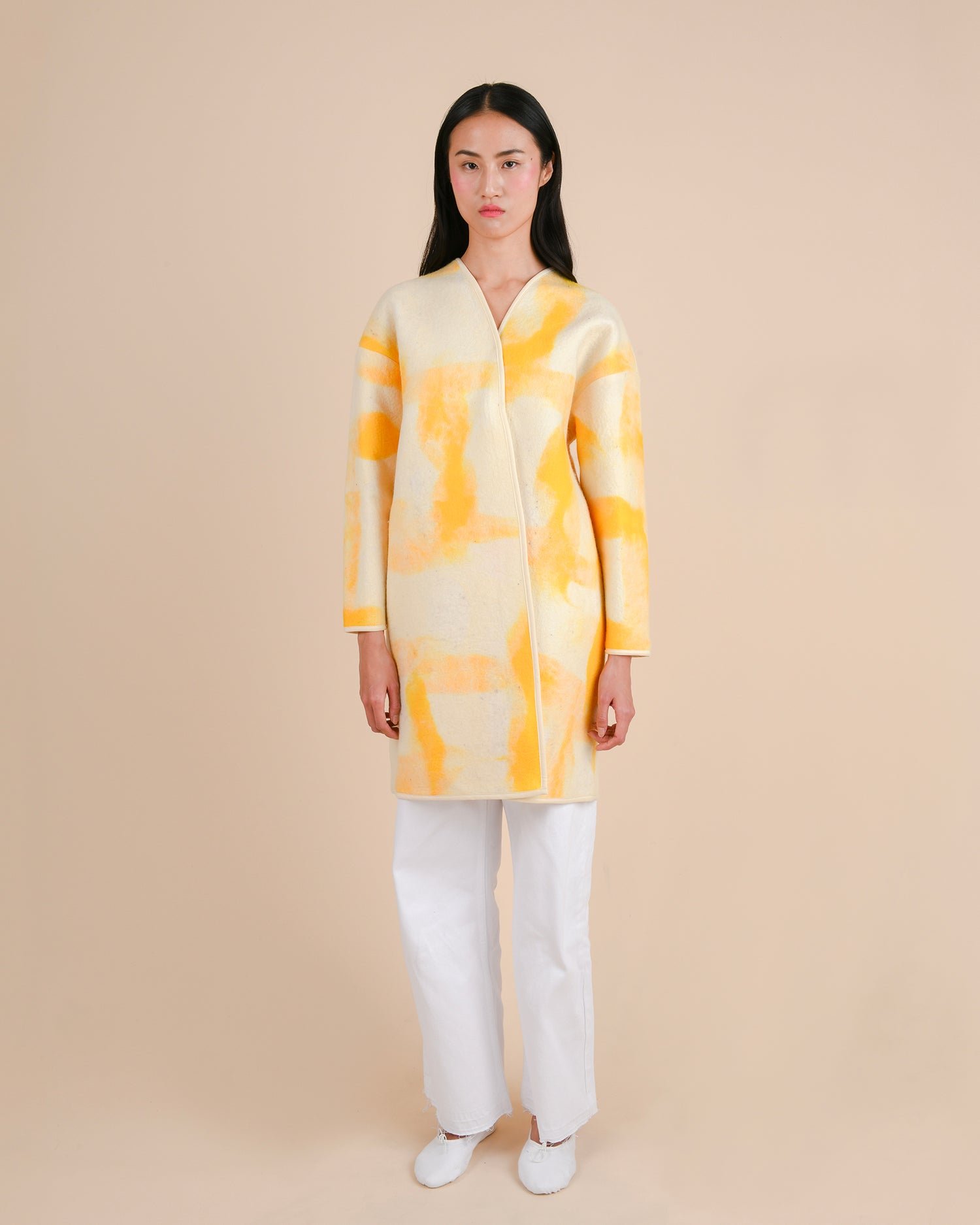 Blanket coat - Felted