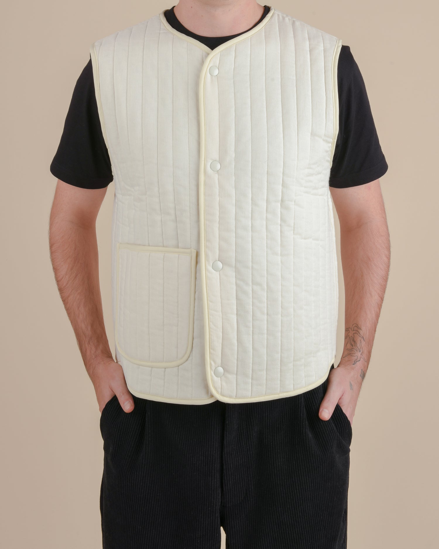 Jessi quilted gilet - Men