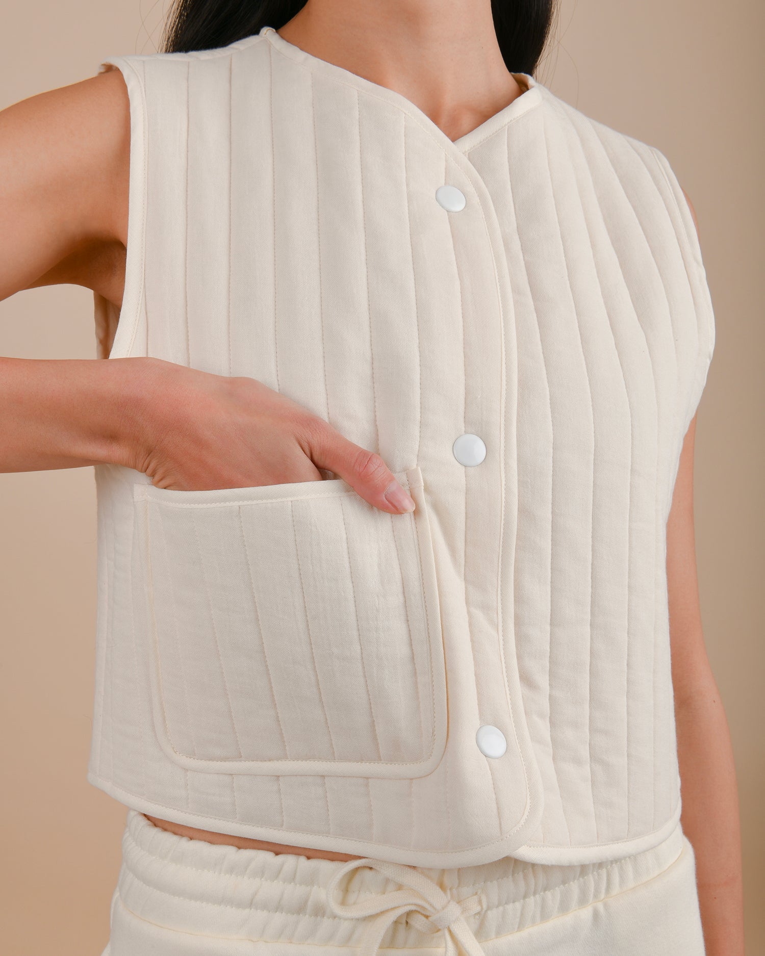 Jessi quilted gilet - Women