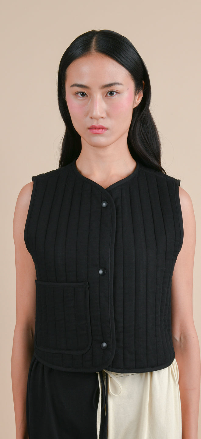 Jessi quilted gilet - Women