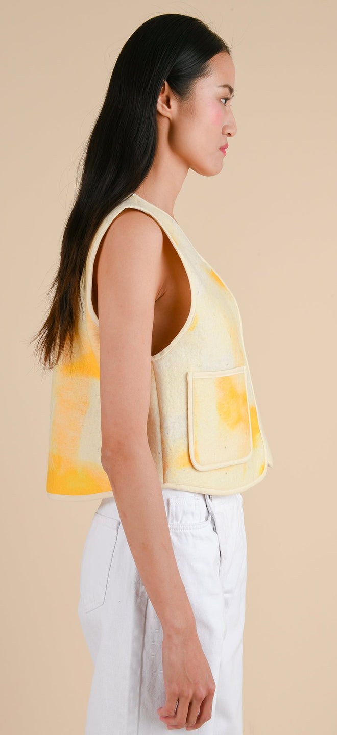 Jessi felted gilet - Women
