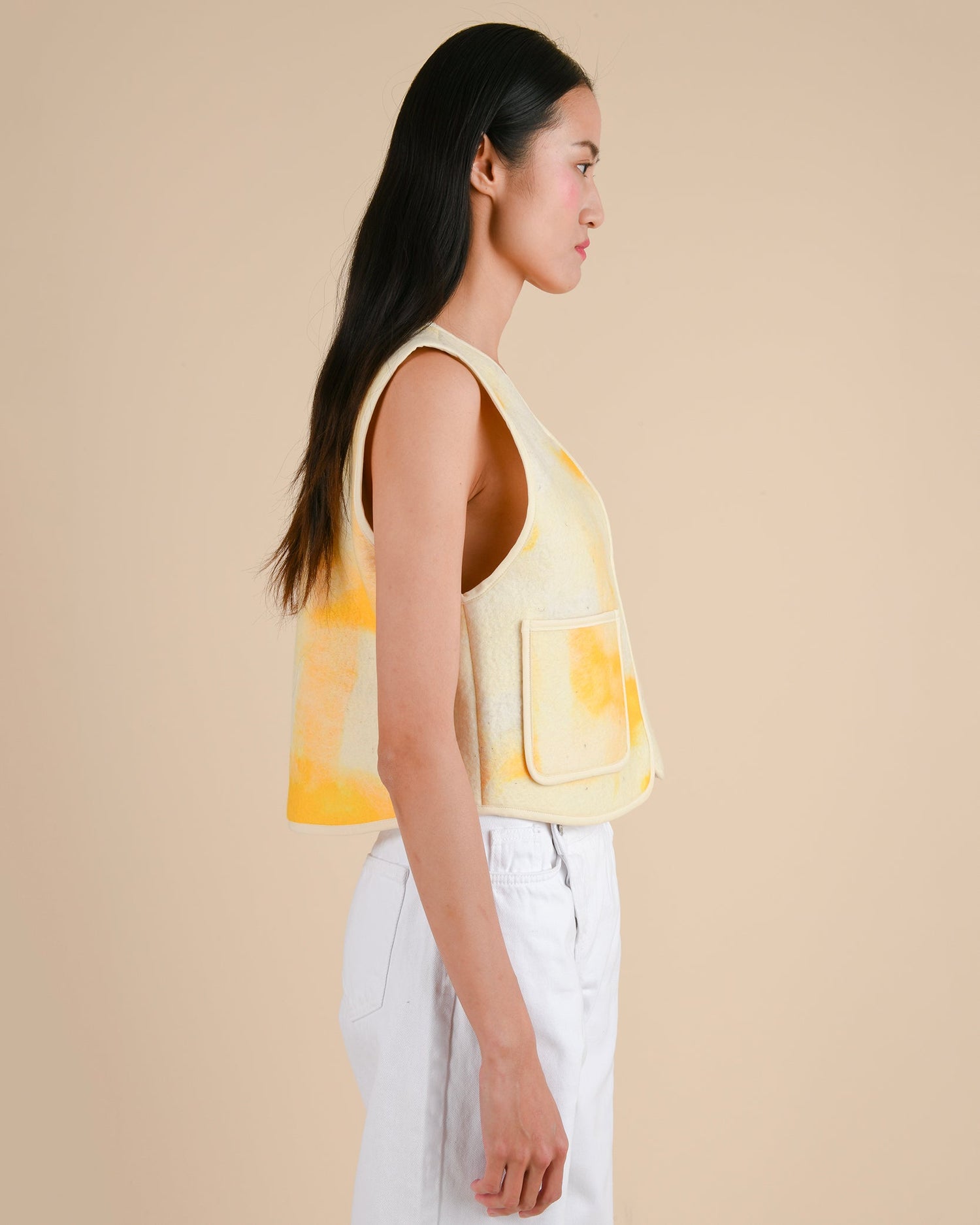 Jessi felted gilet - Women