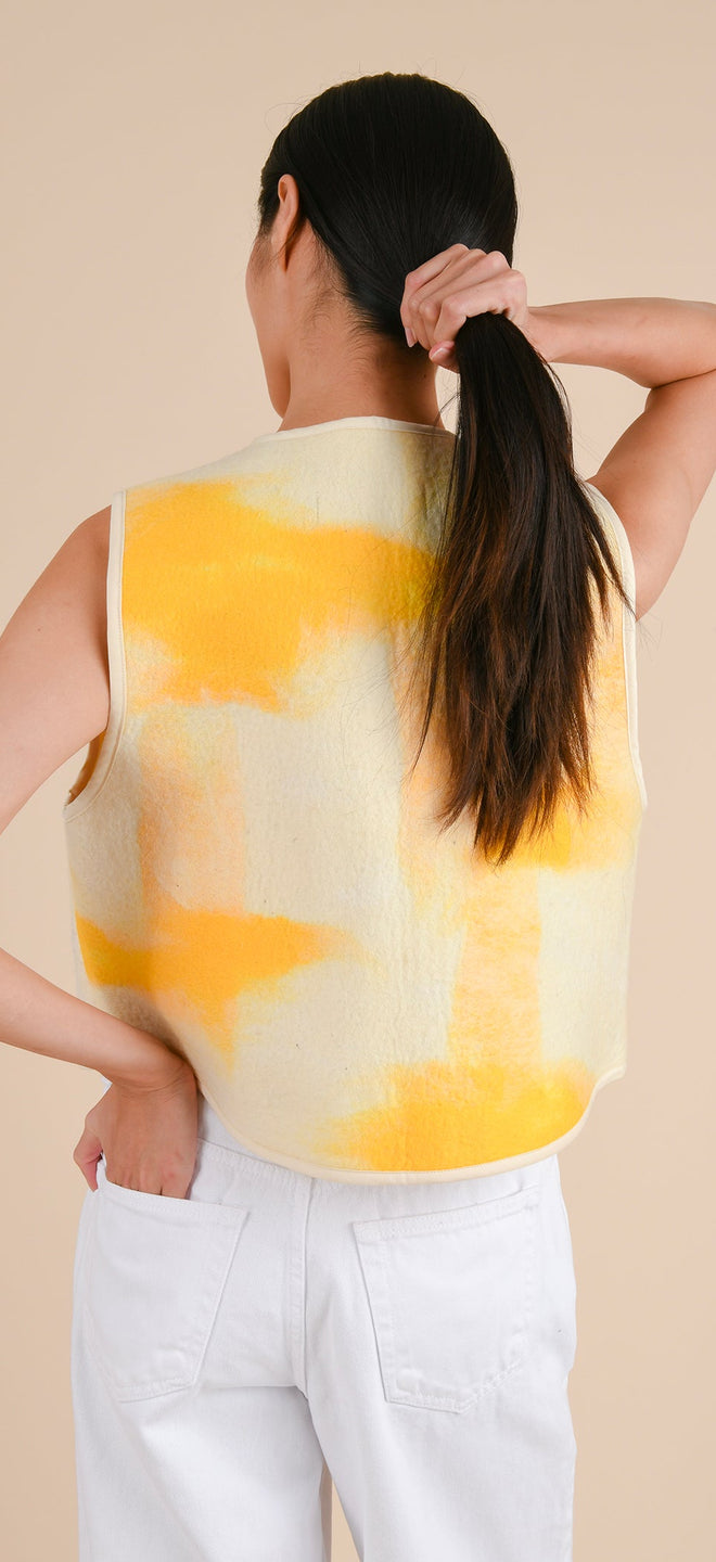 Jessi felted gilet - Women