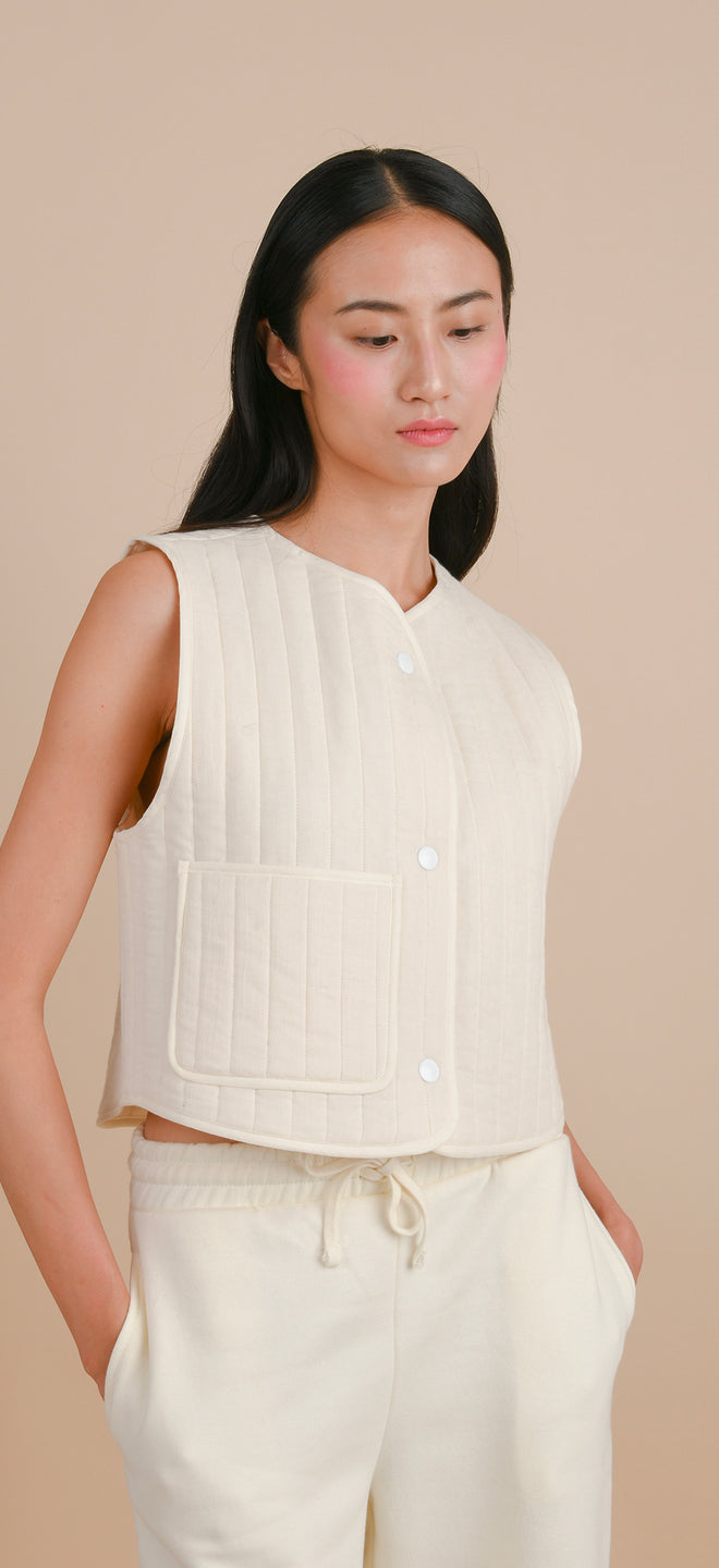 Jessi quilted gilet - Women