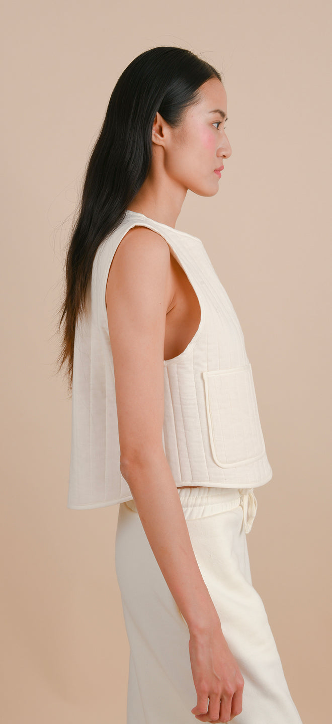 Jessi quilted gilet - Women