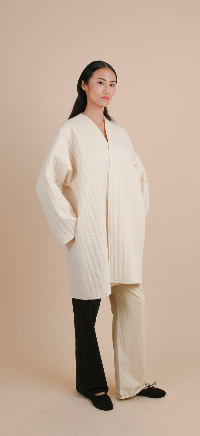 Blanket coat - Quilted