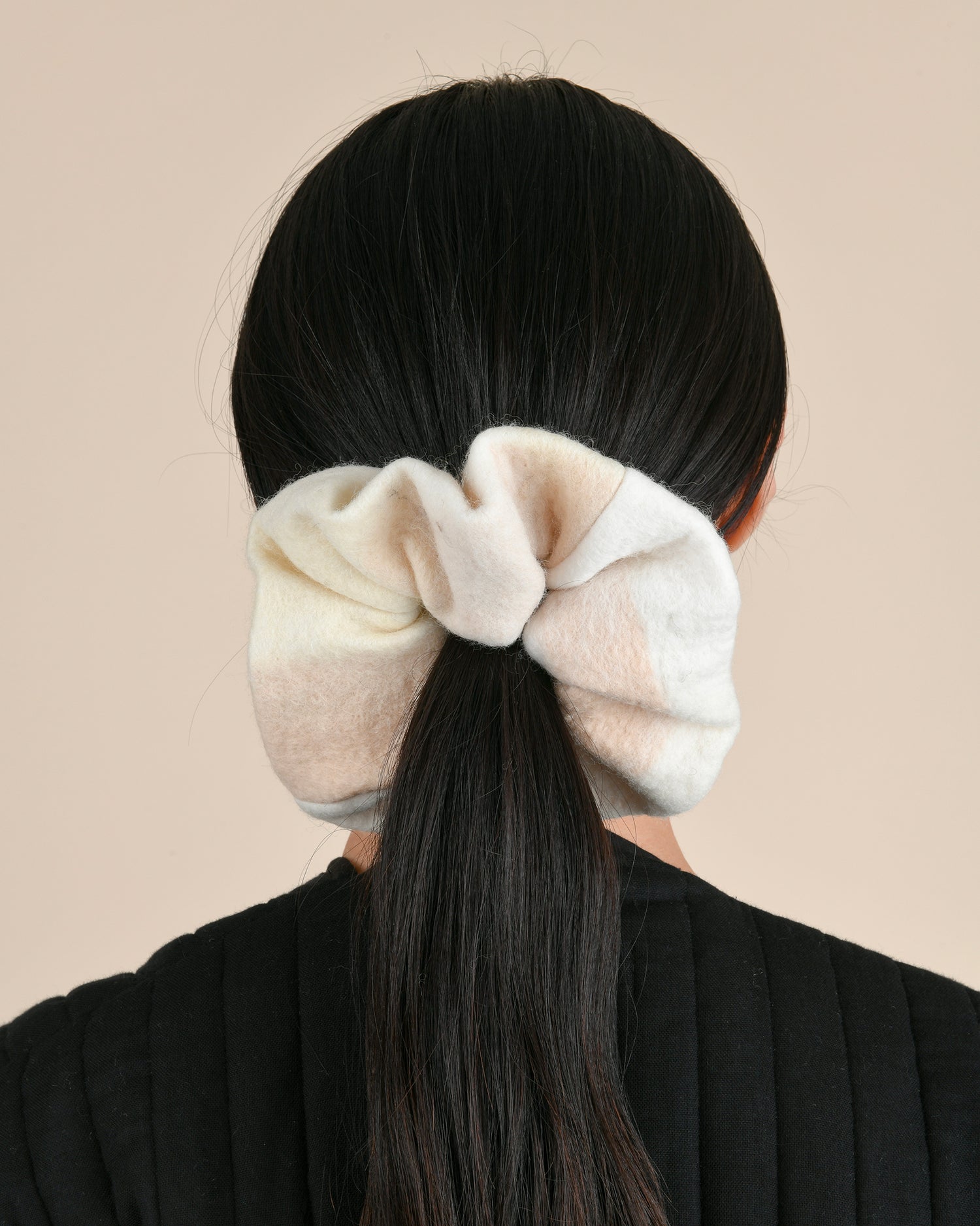Felted scrunchie