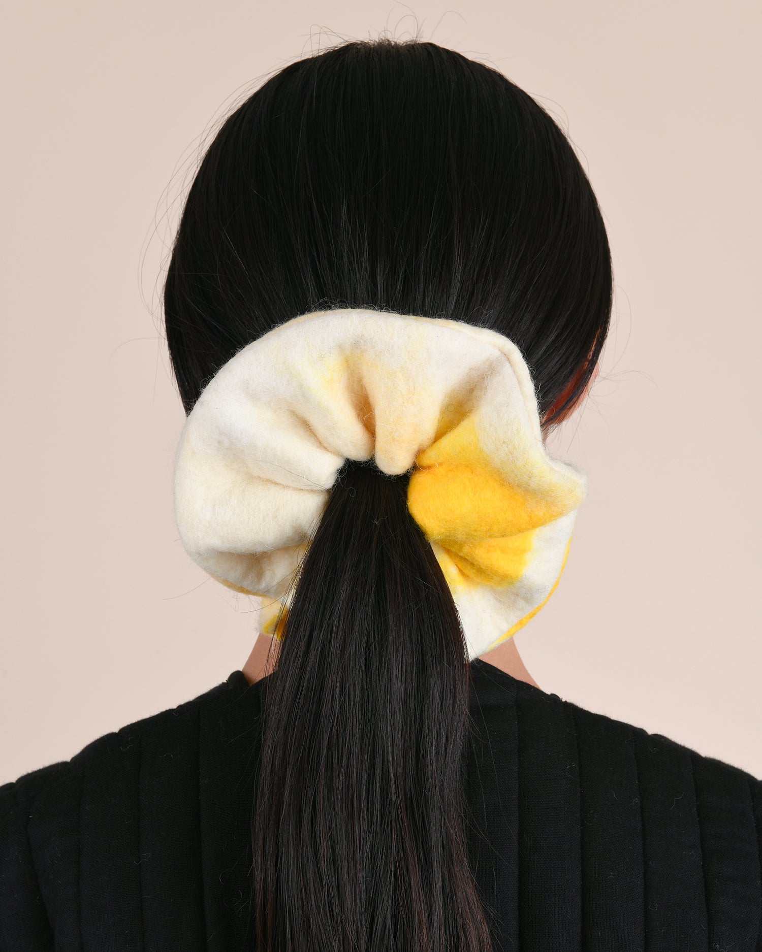 Felted scrunchie