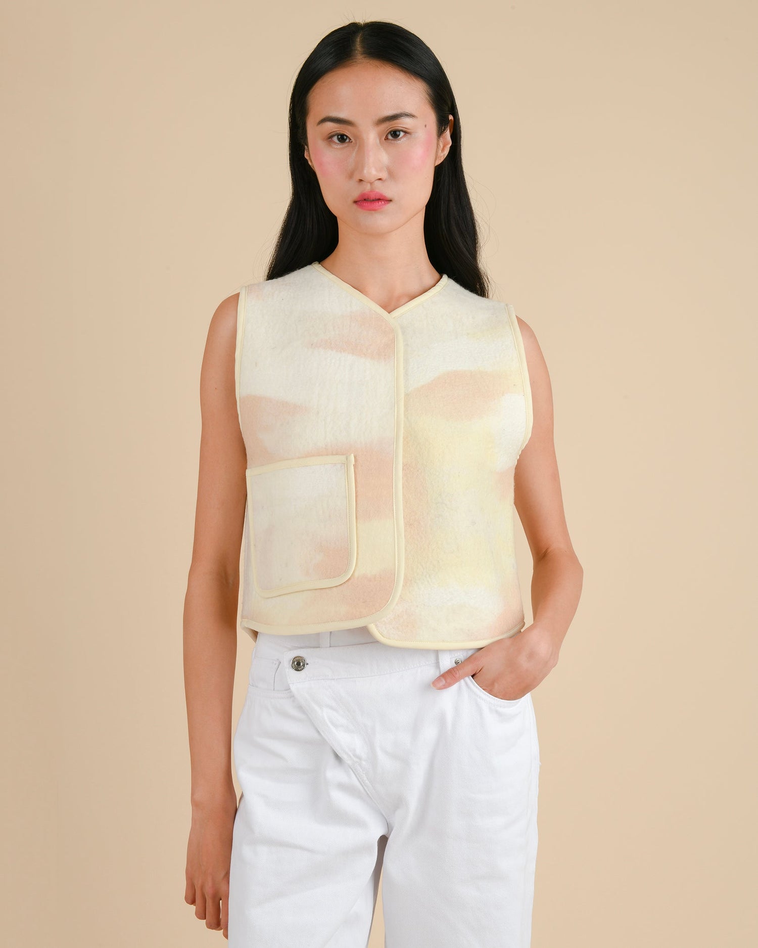 Jessi felted gilet - Women