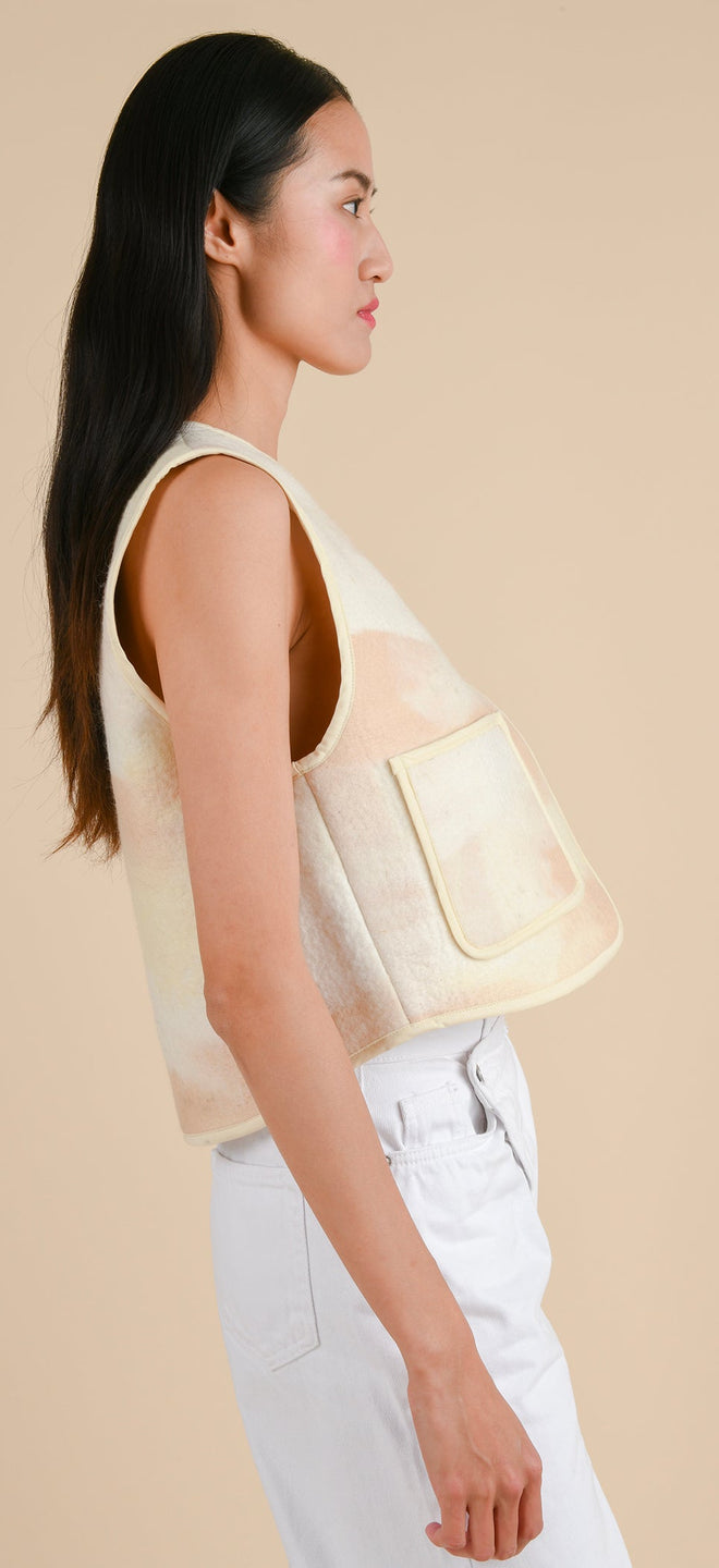 Jessi felted gilet - Women