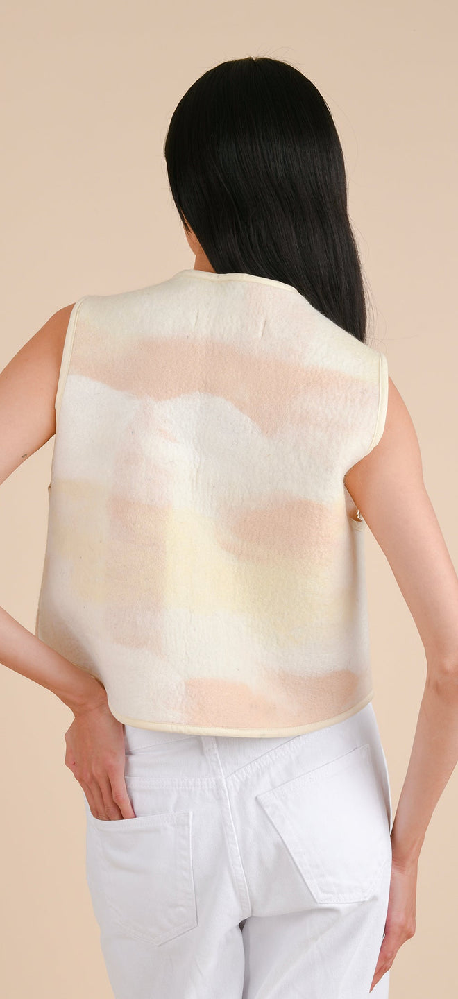 Jessi felted gilet - Women