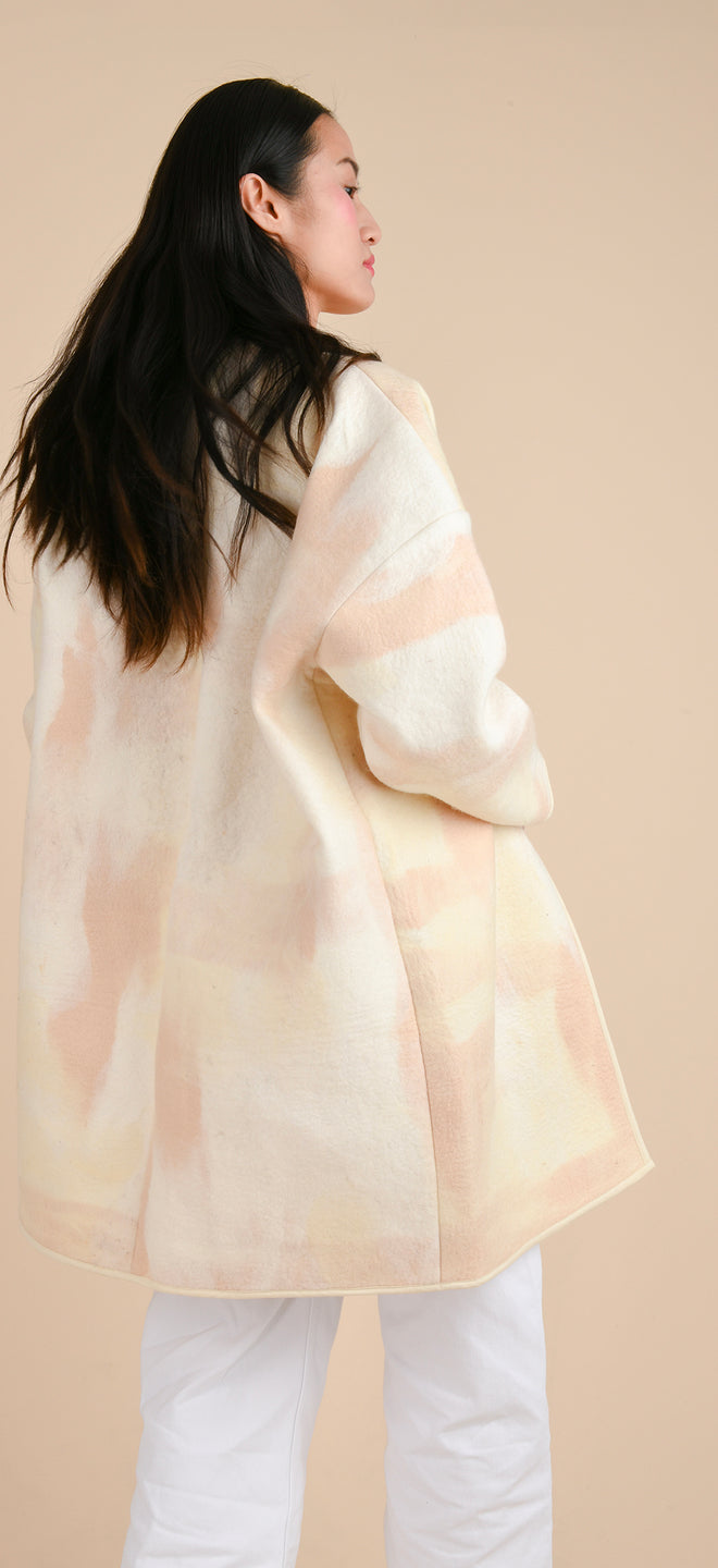 Blanket coat - Felted