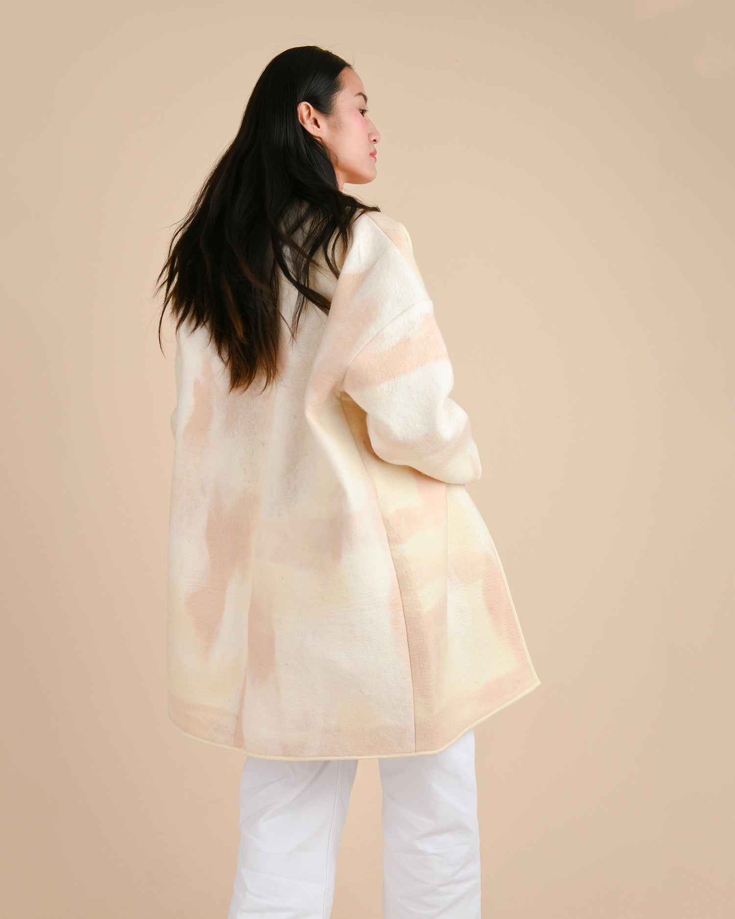 Blanket coat - Felted
