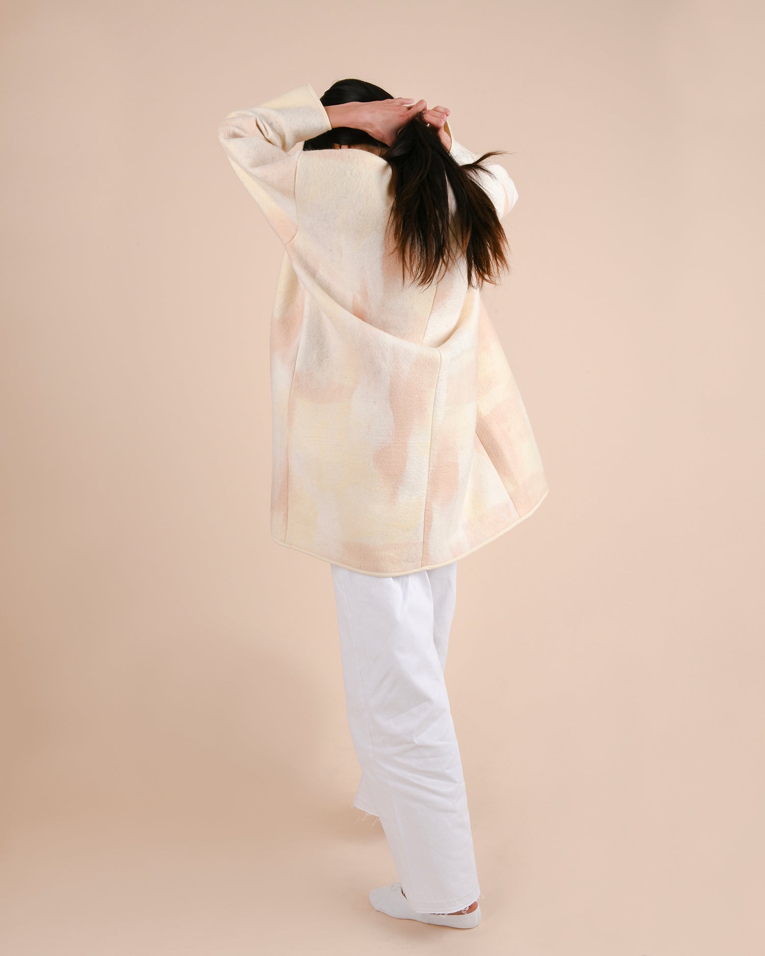 Blanket coat - Felted