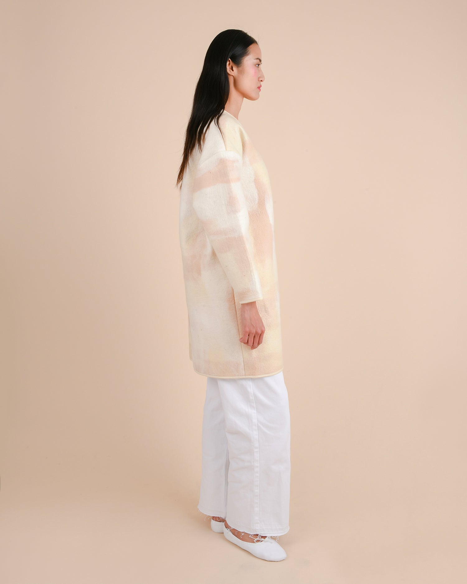 Blanket coat - Felted