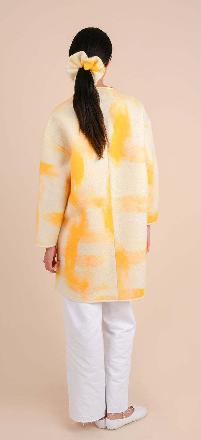 Blanket coat - Felted