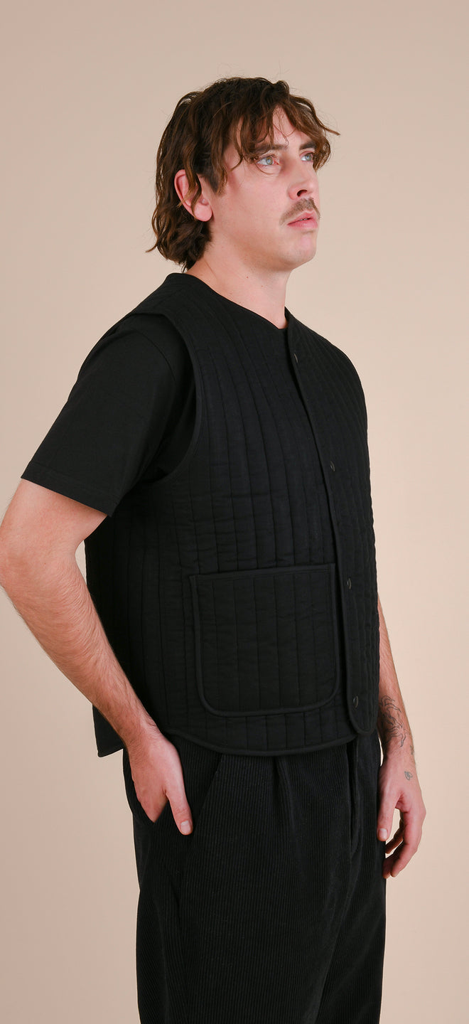 Jessi quilted gilet - Men
