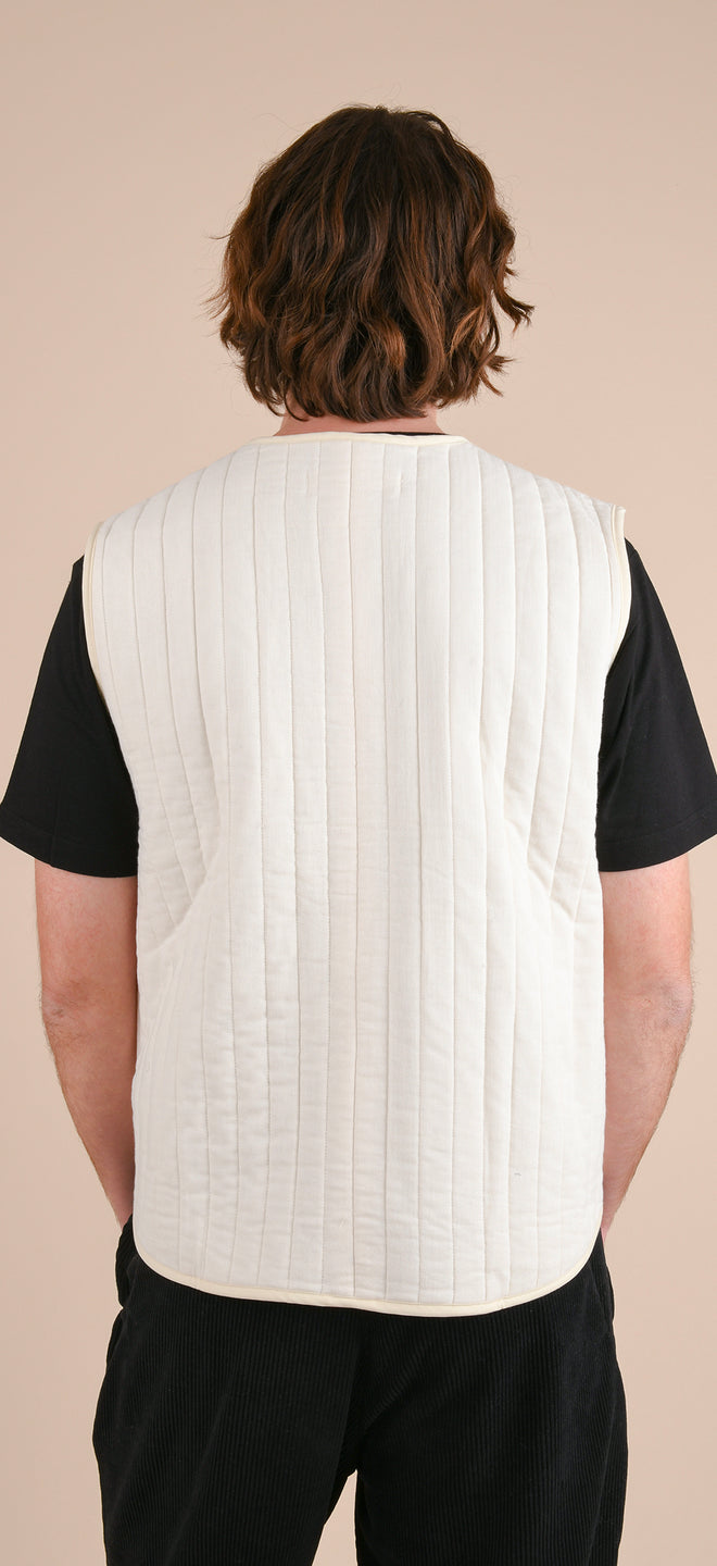 Jessi quilted gilet - Men