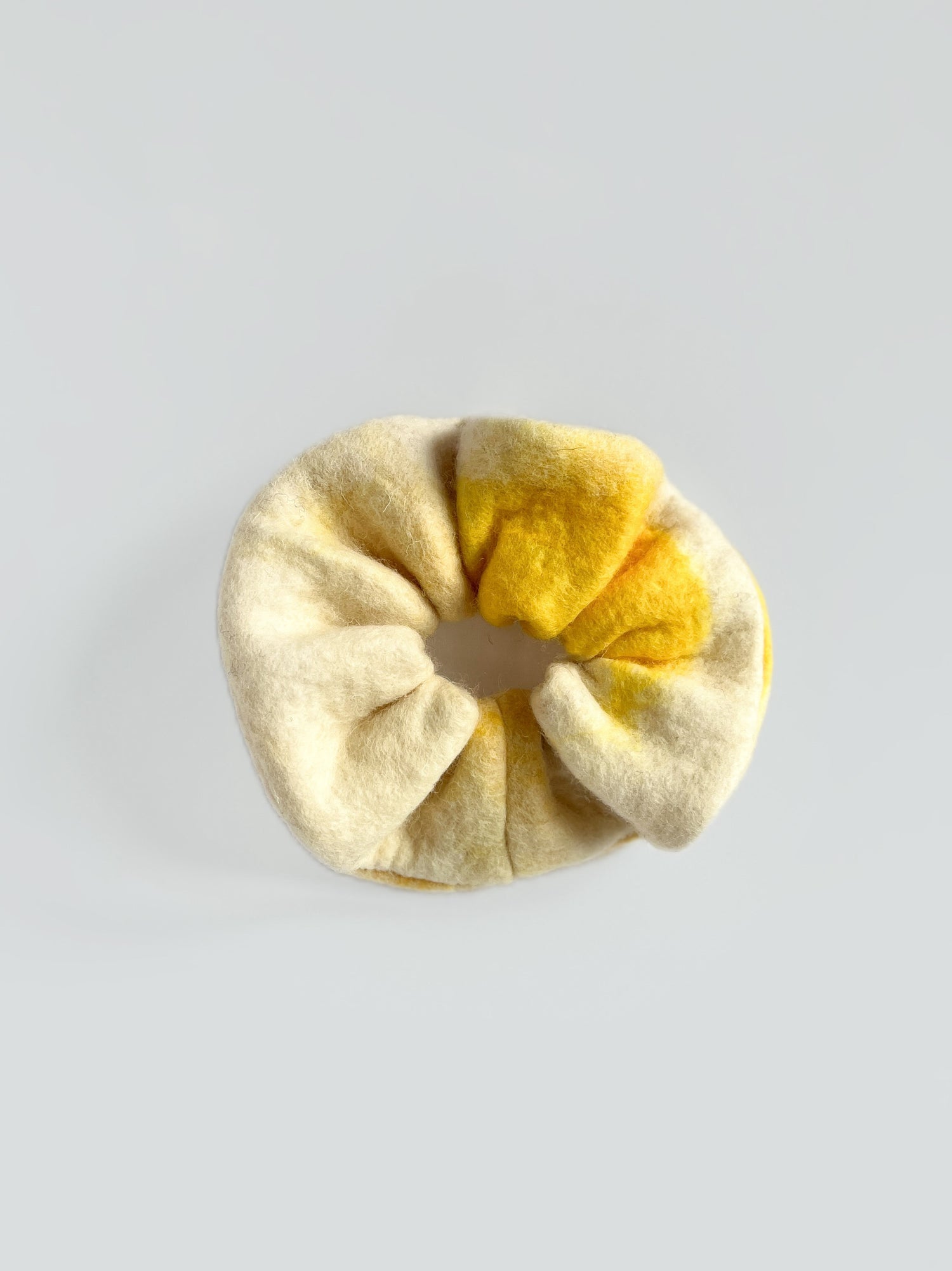 Felted scrunchie