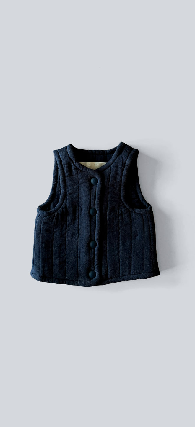 Baby quilted gilet