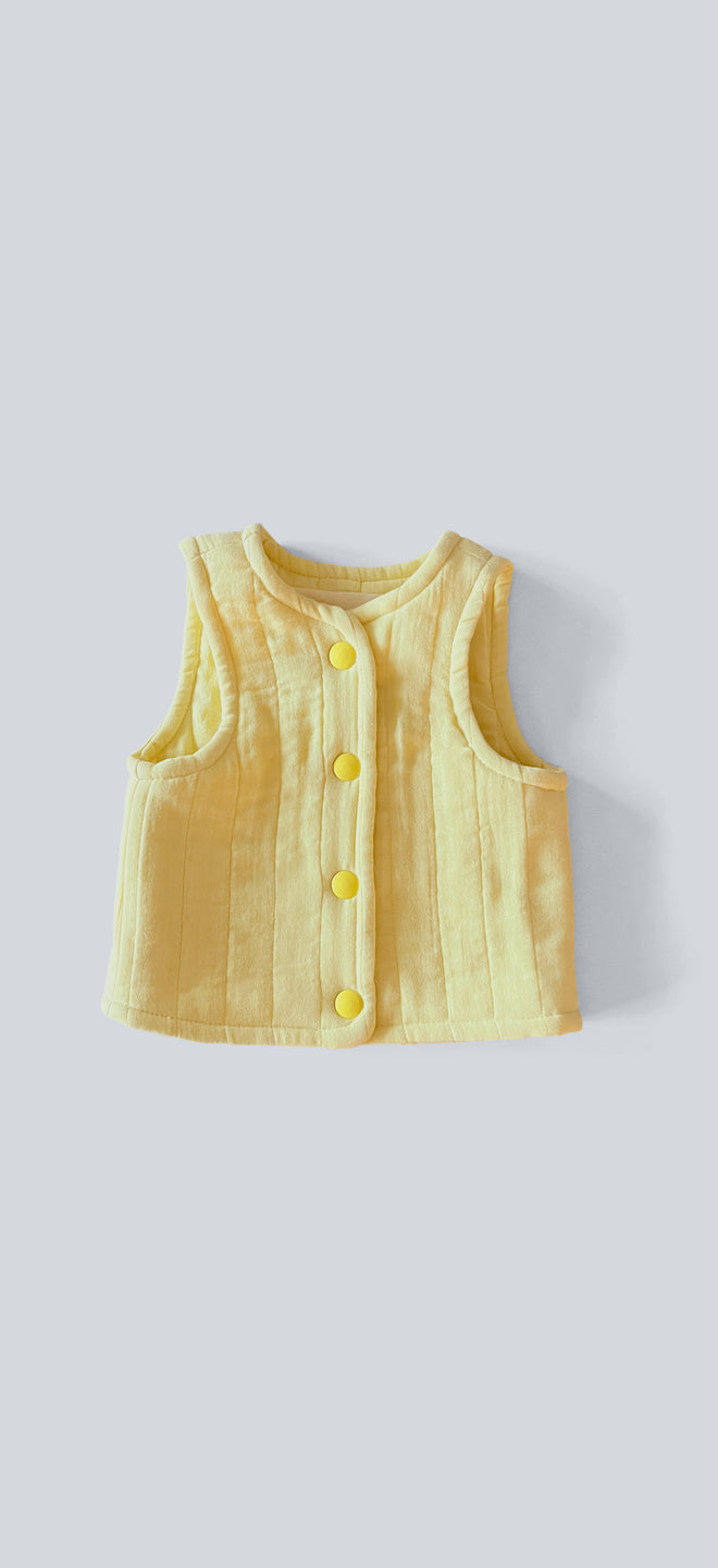 Baby quilted gilet