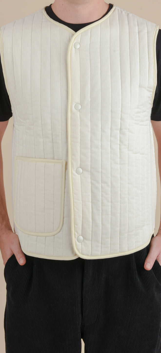 Jessi quilted gilet - Men