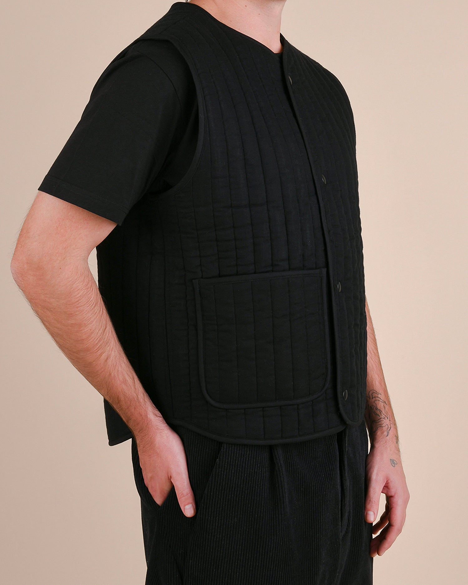 Jessi quilted gilet - Men