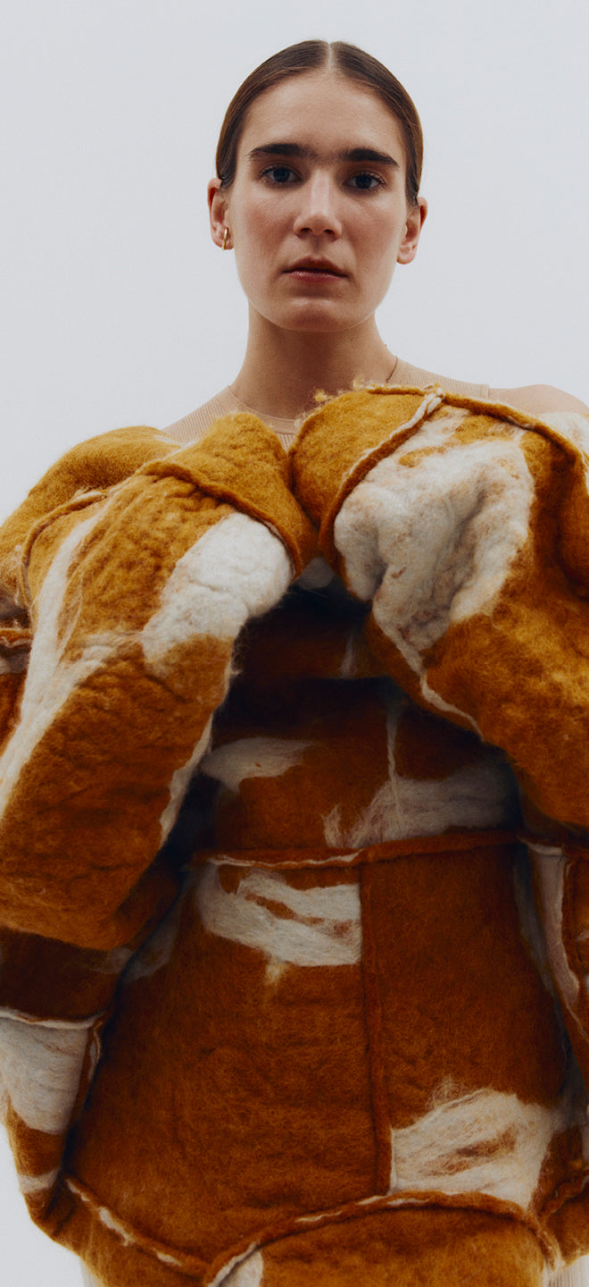 Victor felted jacket